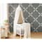 Rommates Gray Botanical Trellis Acoustical Peel & Stick Tiles